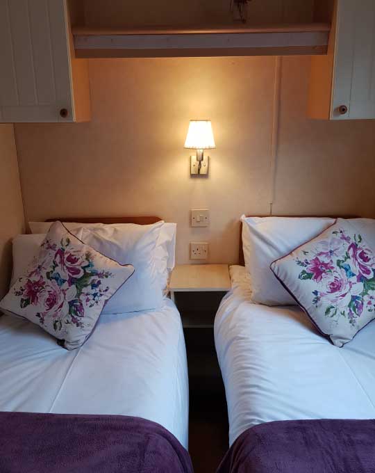 Pitch and Canvas | Glamping and Camping in Cheshire | twin bedroom