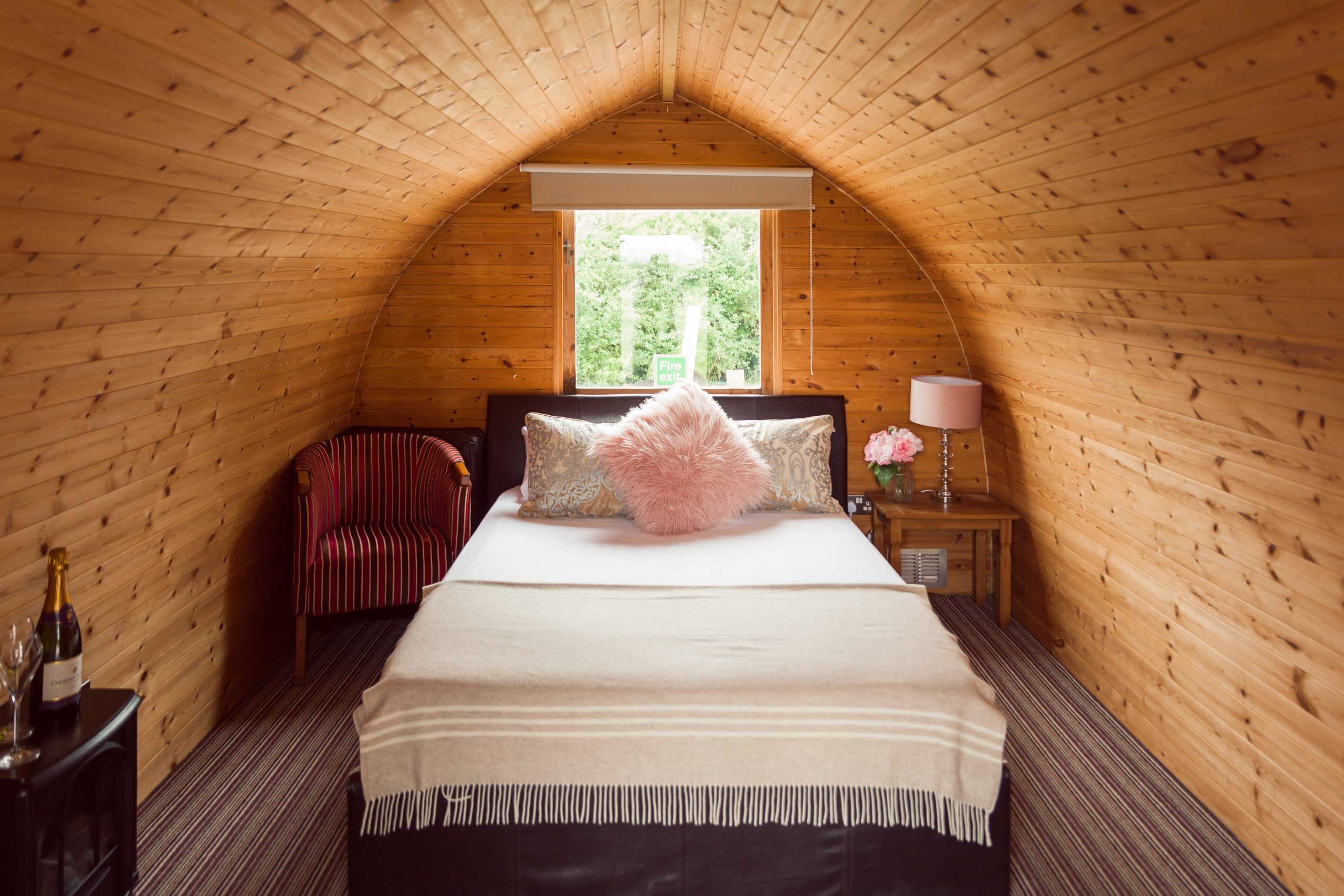 Pitch and Canvas | Glamping and Camping in Cheshire | Pod bed