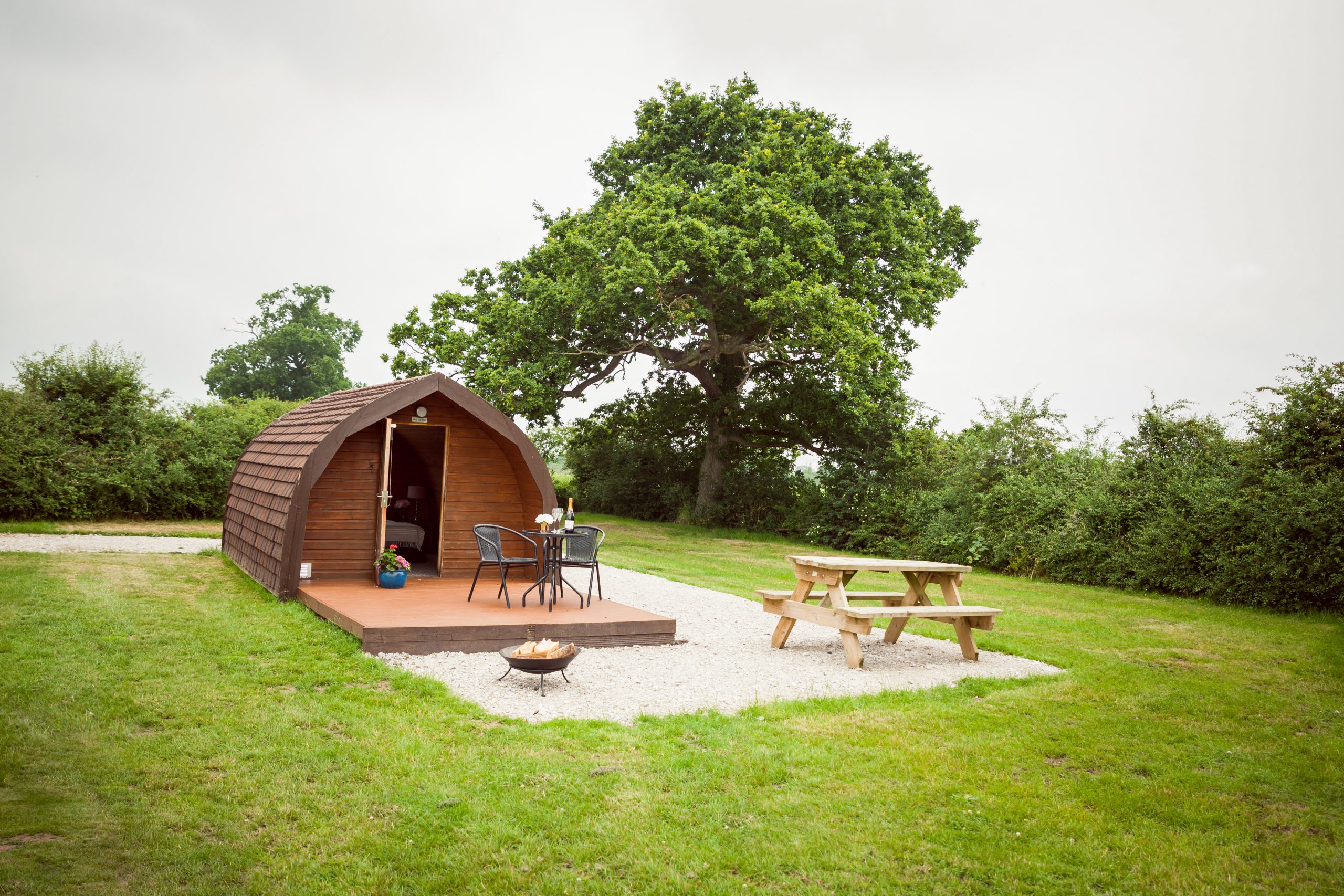 Pitch and Canvas | Glamping and Camping in Cheshire | Wooden pod