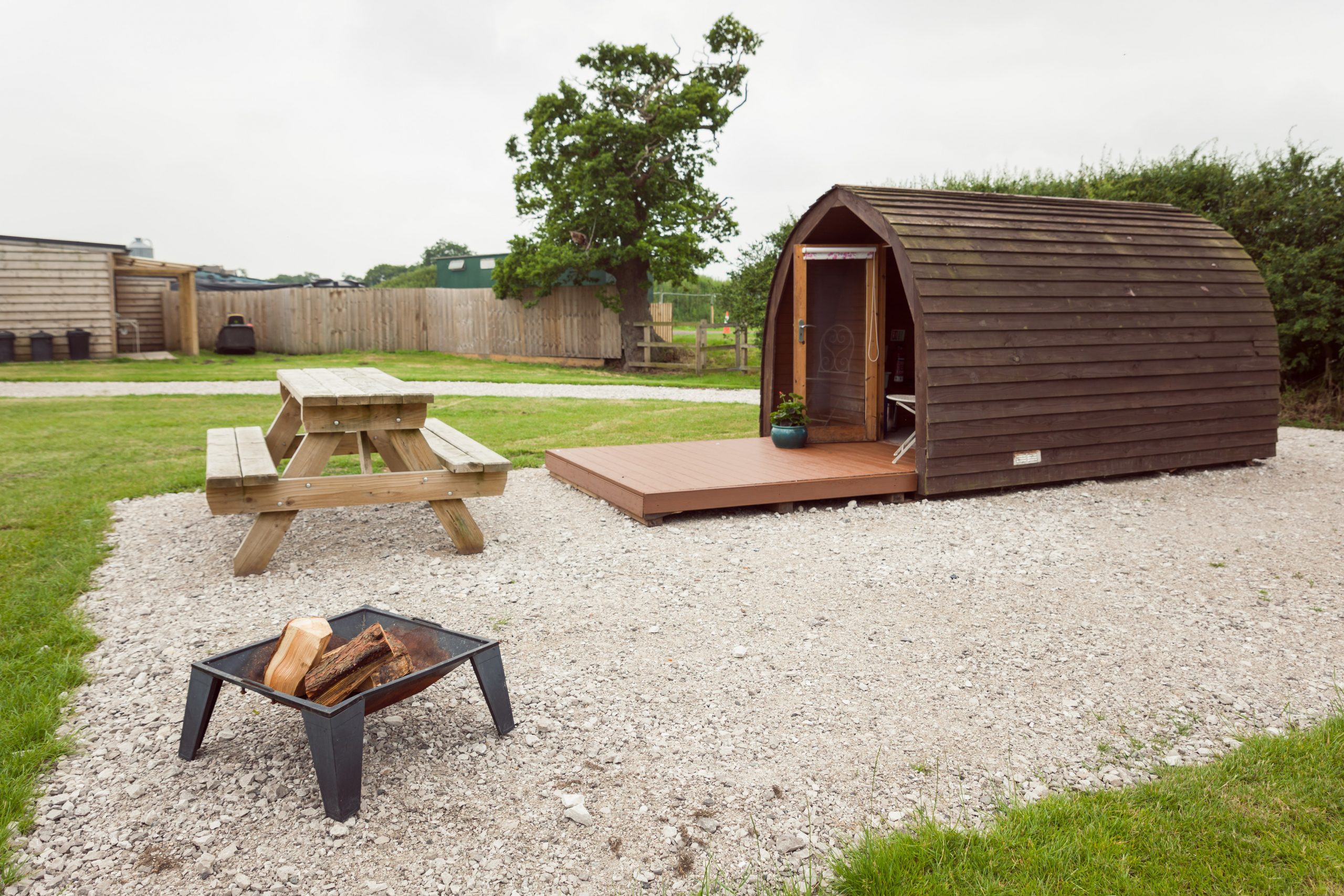 Pitch and Canvas | Glamping and Camping in Cheshire | Firepit
