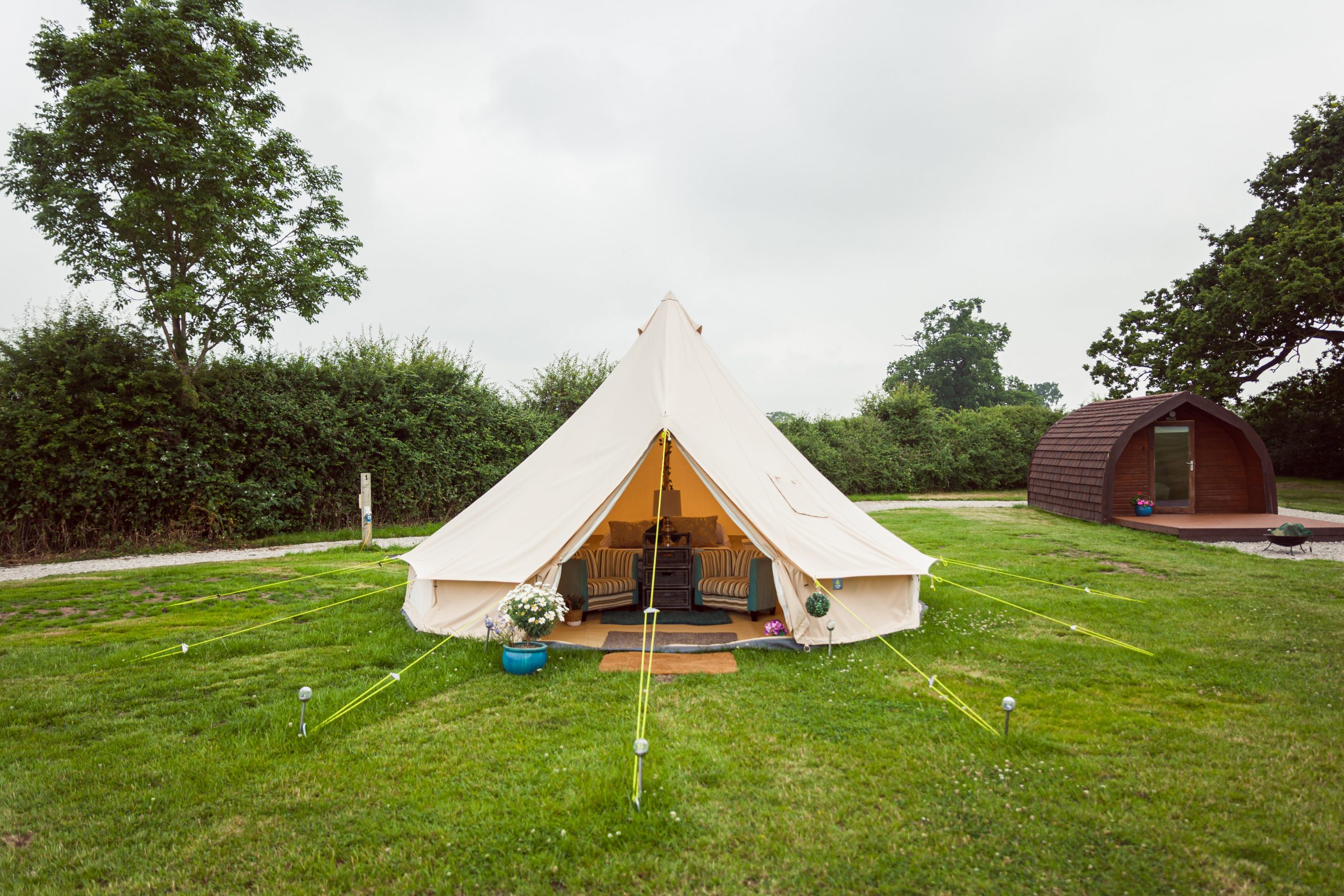 Pitch and Canvas | Glamping and Camping in Cheshire | Glamping tent