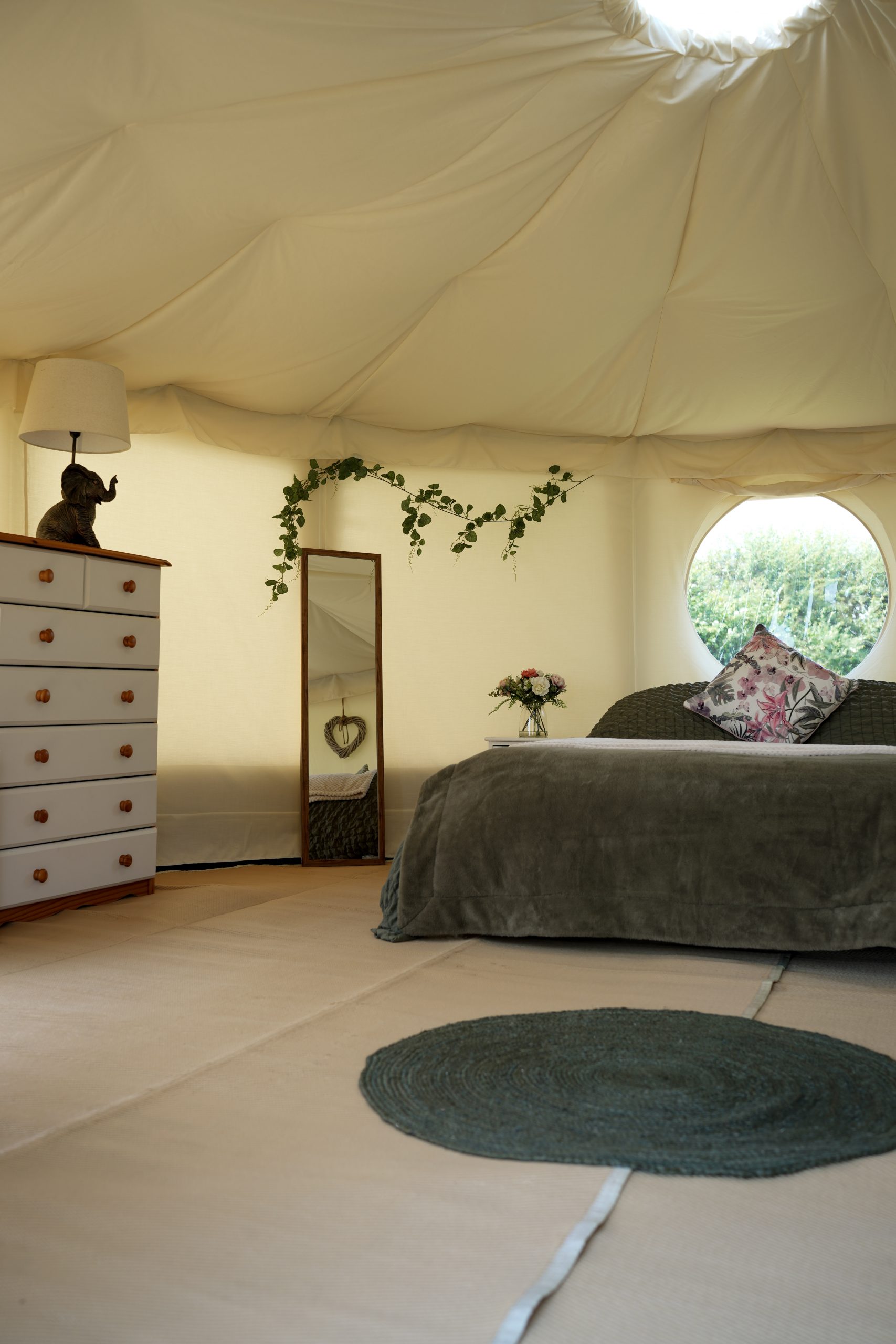 Pitch and Canvas | Glamping and Camping in Cheshire | Kopie tent interior