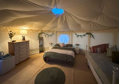 Pitch and Canvas | Glamping and Camping in Cheshire | Kopie tent whole interior