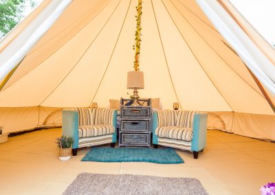 Pitch and Canvas | Glamping and Camping in Cheshire | Glamping tent interior